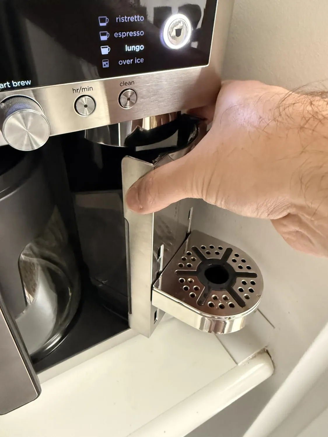 Ninja Prestige 2-in-1 Kaffeemaschine Grau-Metall 1,8 l Milchaufschäumer