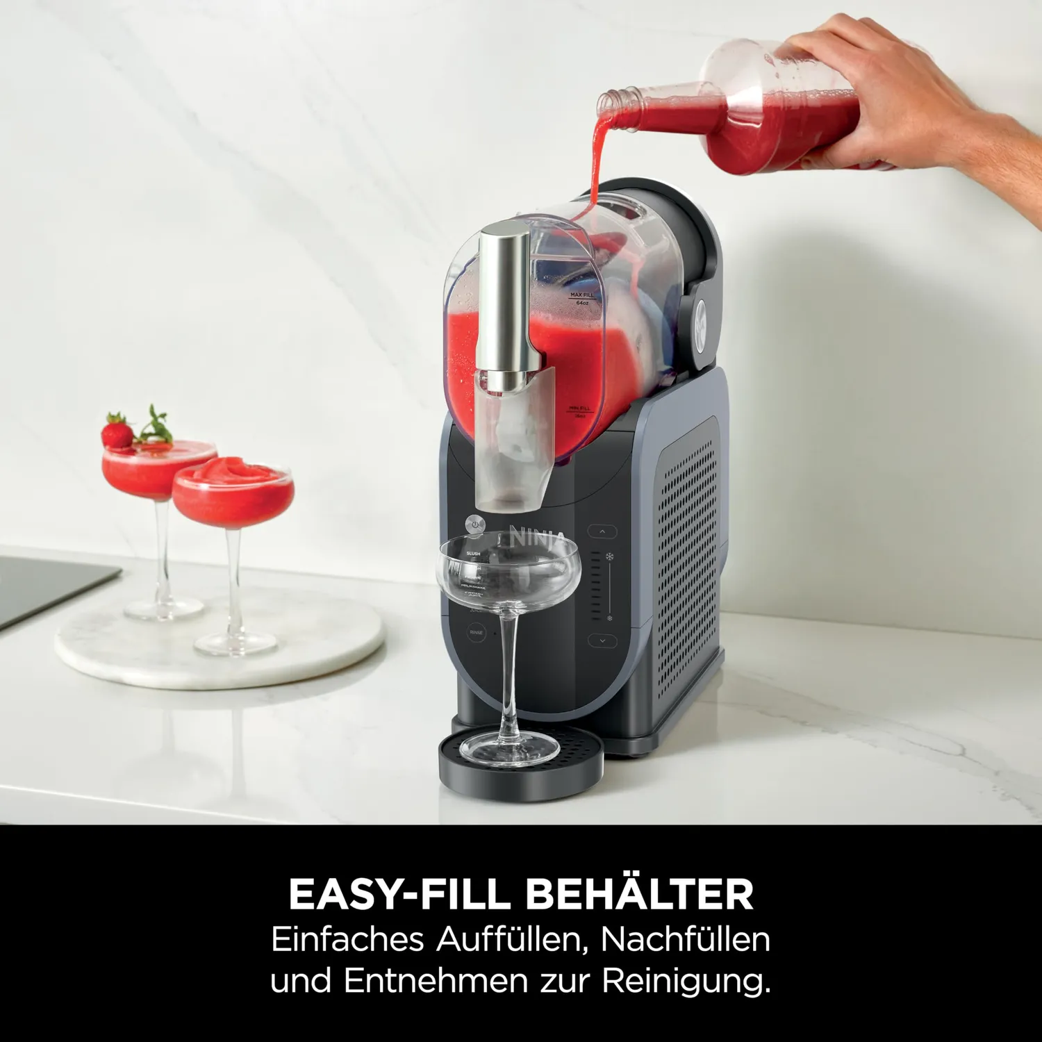 Ninja SLUSHi FS301EUPK Slush-Eismaschine 1,9L Rosa 5 Programme