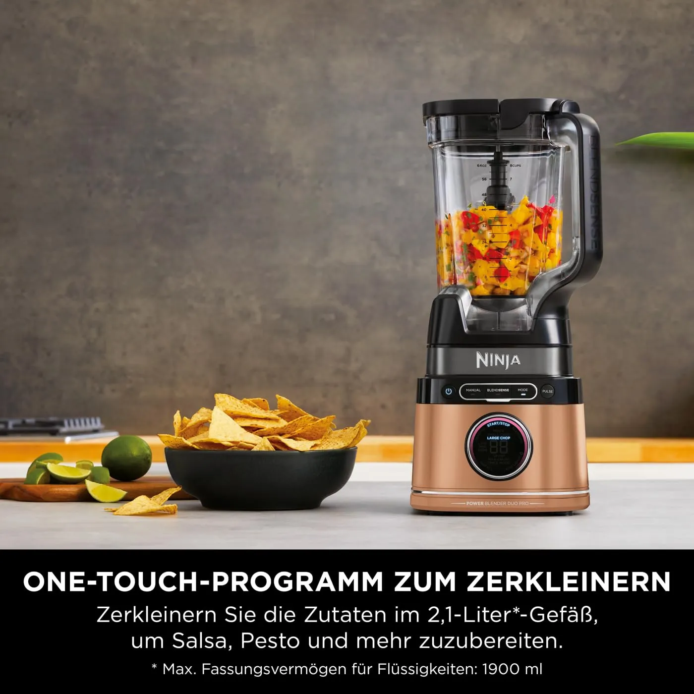 Ninja Detect Power Mixer Pro 2-in-1 Schwarz-Kupfer
