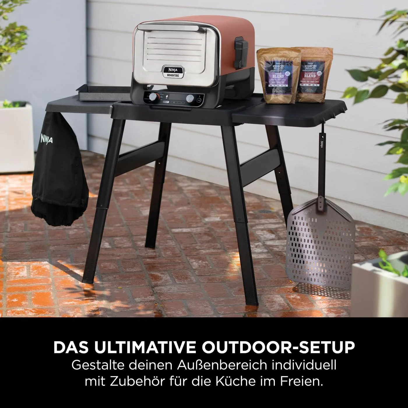 Ninja Woodfire Ständer Beistelltisch Grilltisch verstellbar