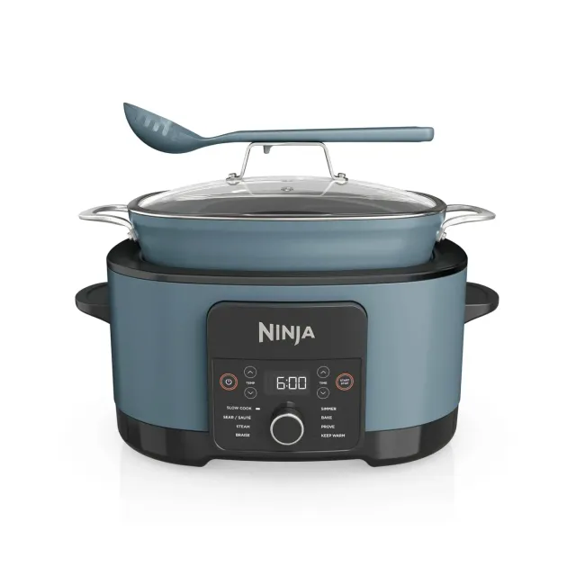 Ninja Foodi PossibleCooker Multikocher 8 L meersalzgrau 8-in-1
