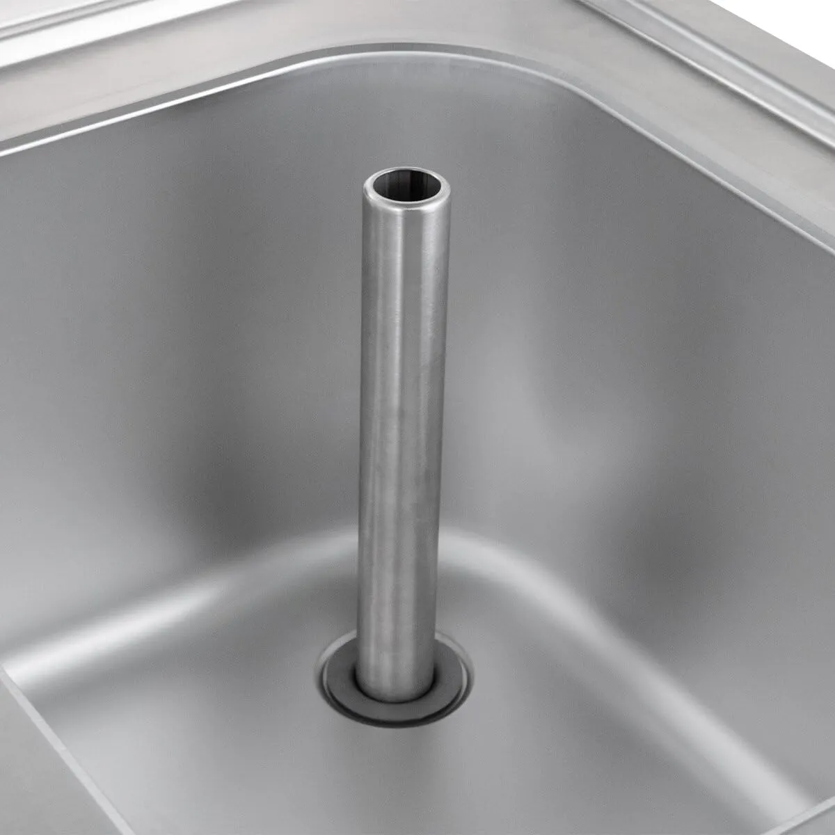 GastroHero ECO Spültisch 60x70 cm 1 Becken mittig
