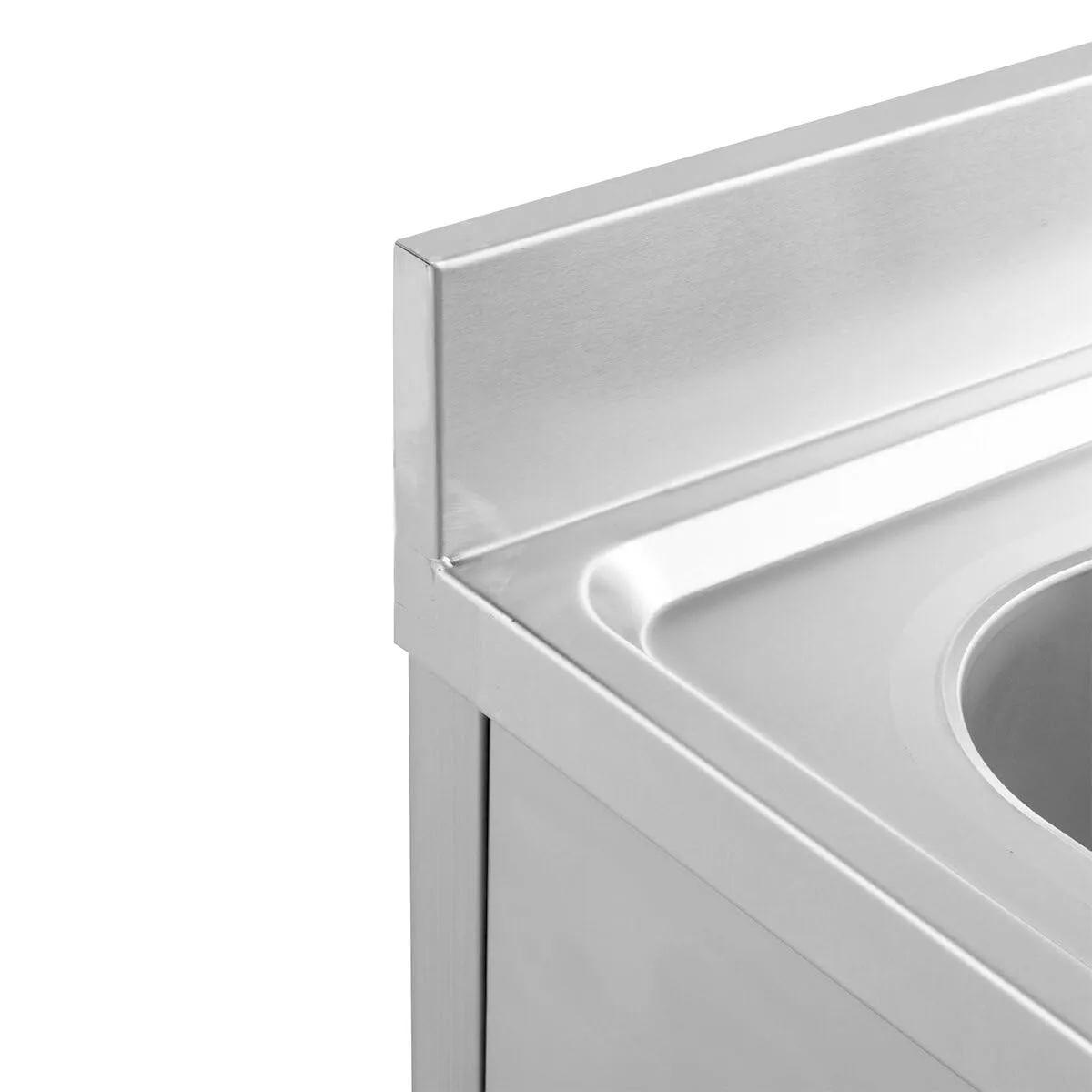 GastroHero ECO Spültisch 100x60 Becken links Edelstahl
