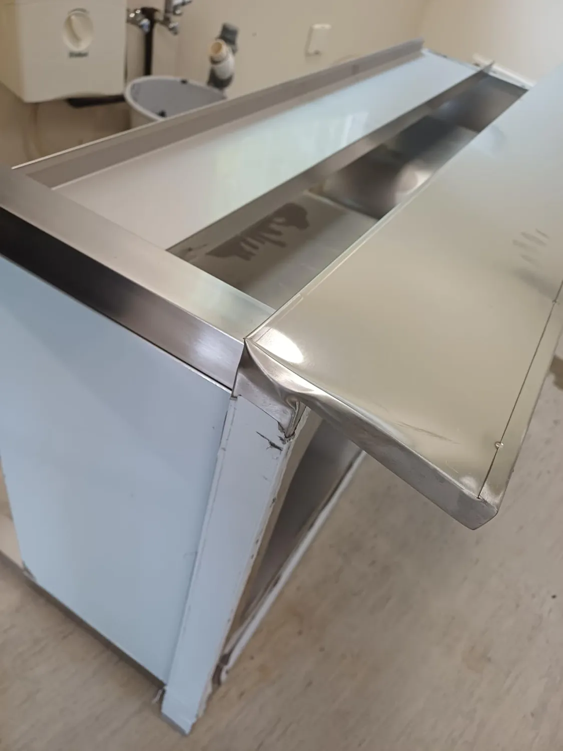 GastroHero SPZT Spülzentrum 160x70 2 Becken rechts