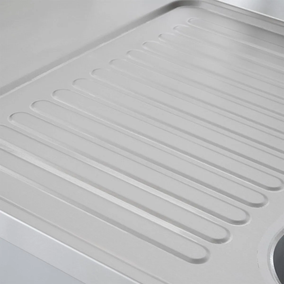 GastroHero ECO Spültisch 200x70 cm 2 Becken rechts