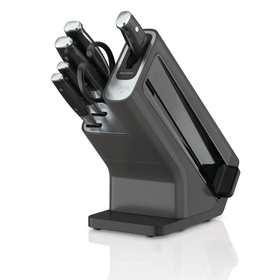 Ninja Foodi StaySharp Messerblock 6-tlg schwarz Edelstahl