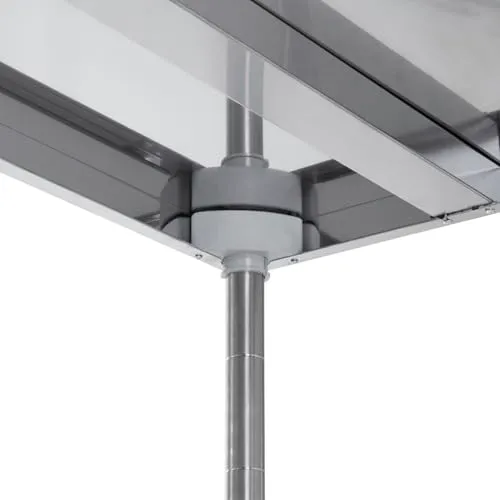 GastroHero Eco Regal Edelstahl 2000x500x1800 mm