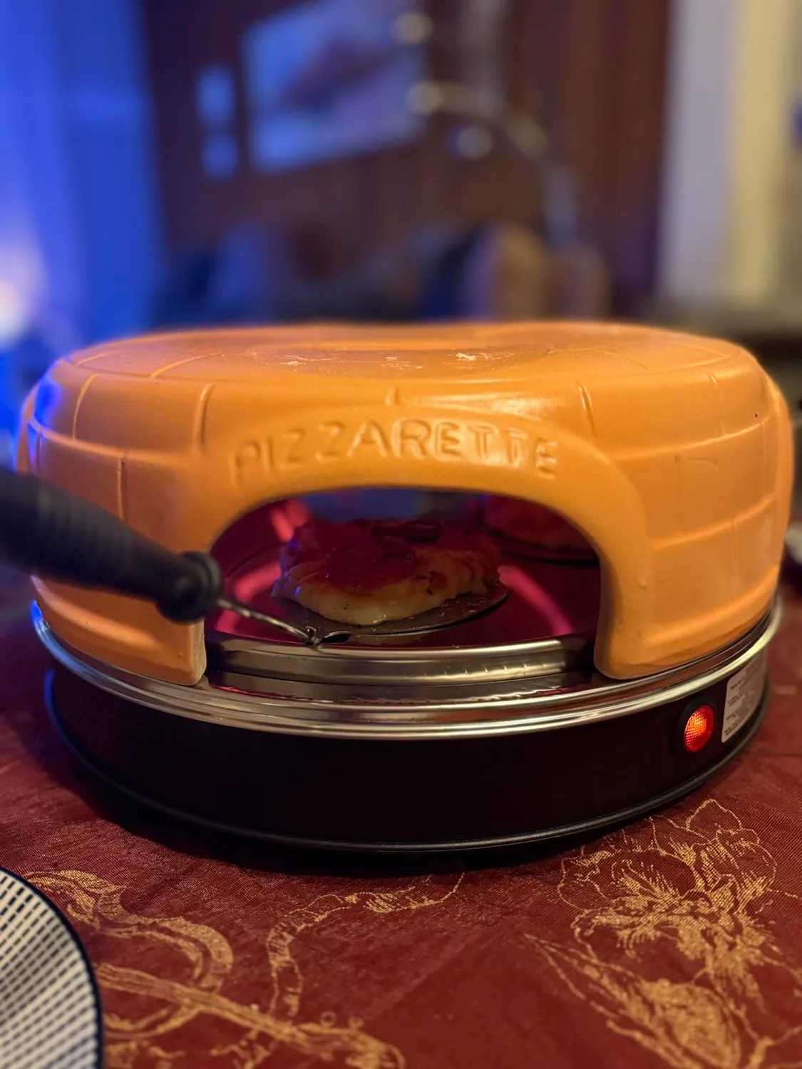 Emerio PIZZARETTE Duo PO-122250 Pizzaofen für 2 Personen Terracotta