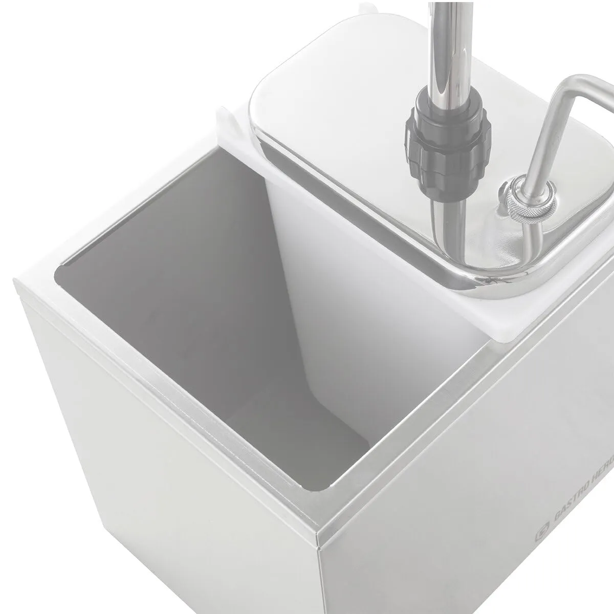 GastroHero SSE2X3SS Saucenspender 2x2 L Edelstahl
