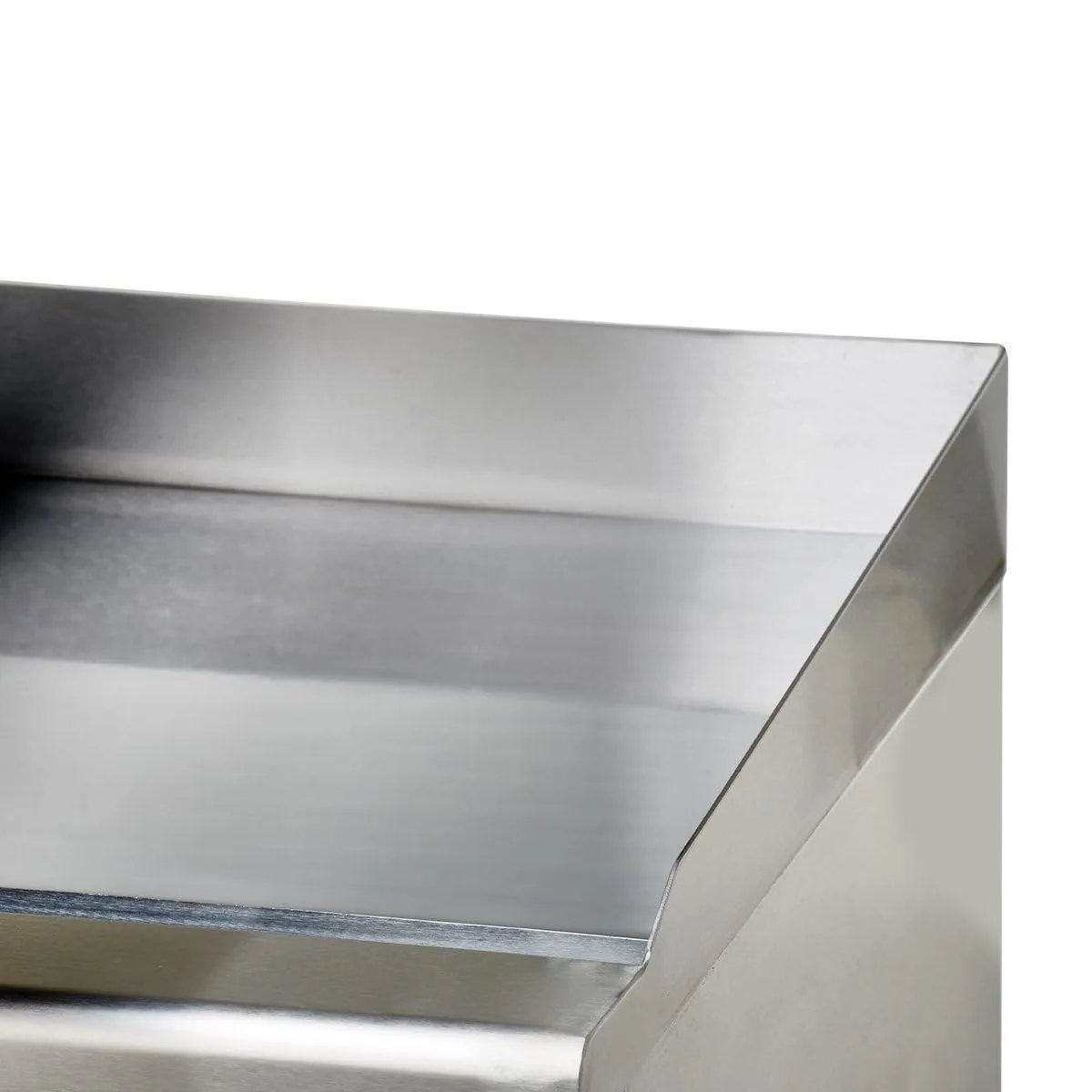 GastroHero Elektro Grillplatte 410x425 glatt 2,5 kW Edelstahl