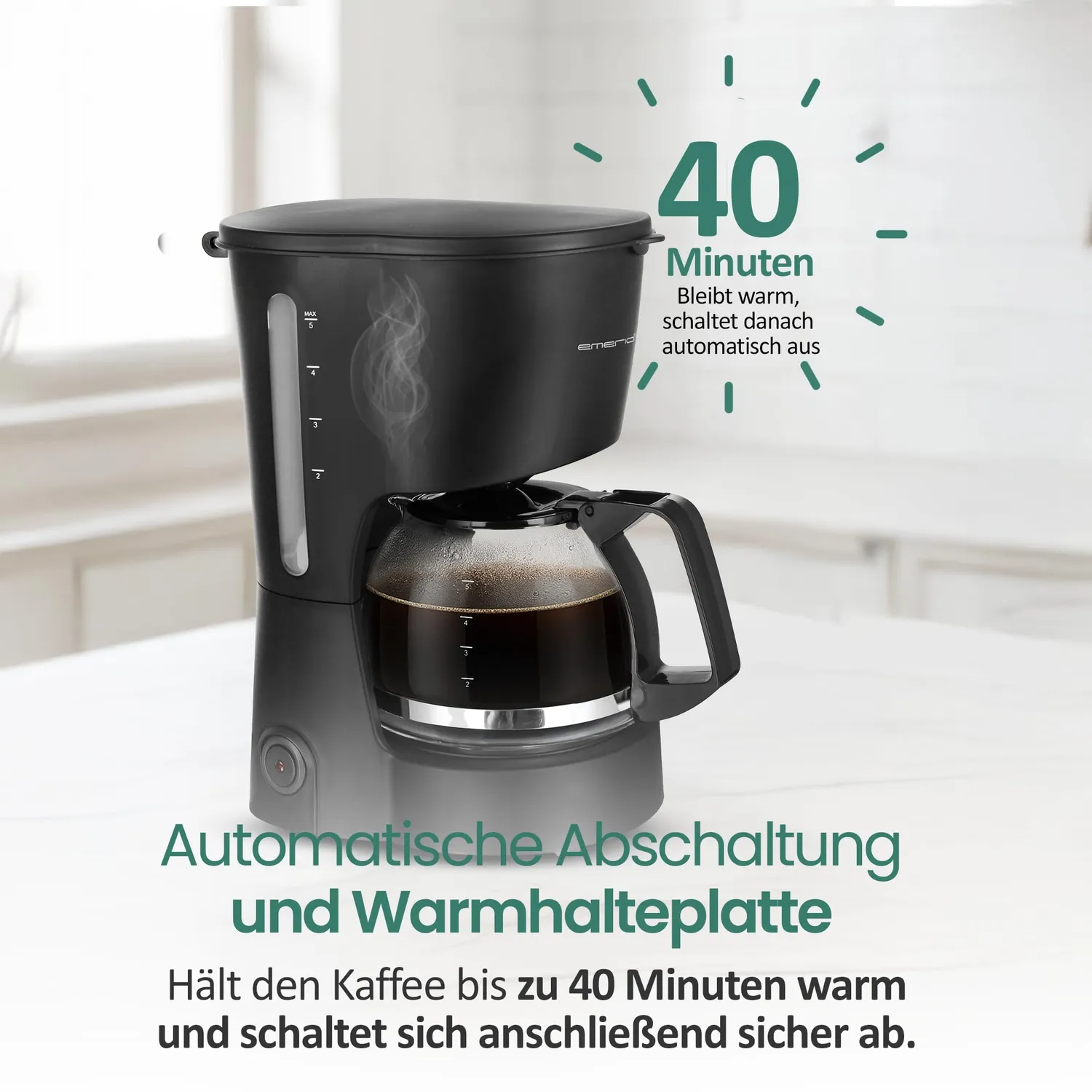 Emerio CME-116801 Filterkaffeemaschine 0,6 L 5 Tassen