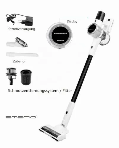 Emerio UVC-129496 Akkusauger 220W weiß 0,8L