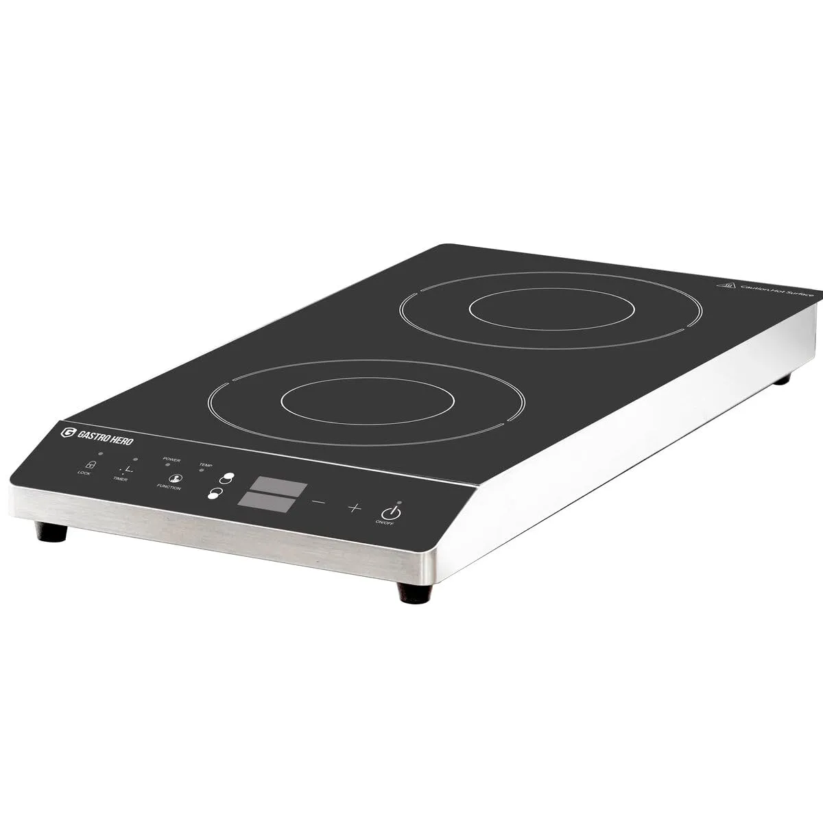 GastroHero IKE2V35 Induktionskochfeld doppelt 3500W
