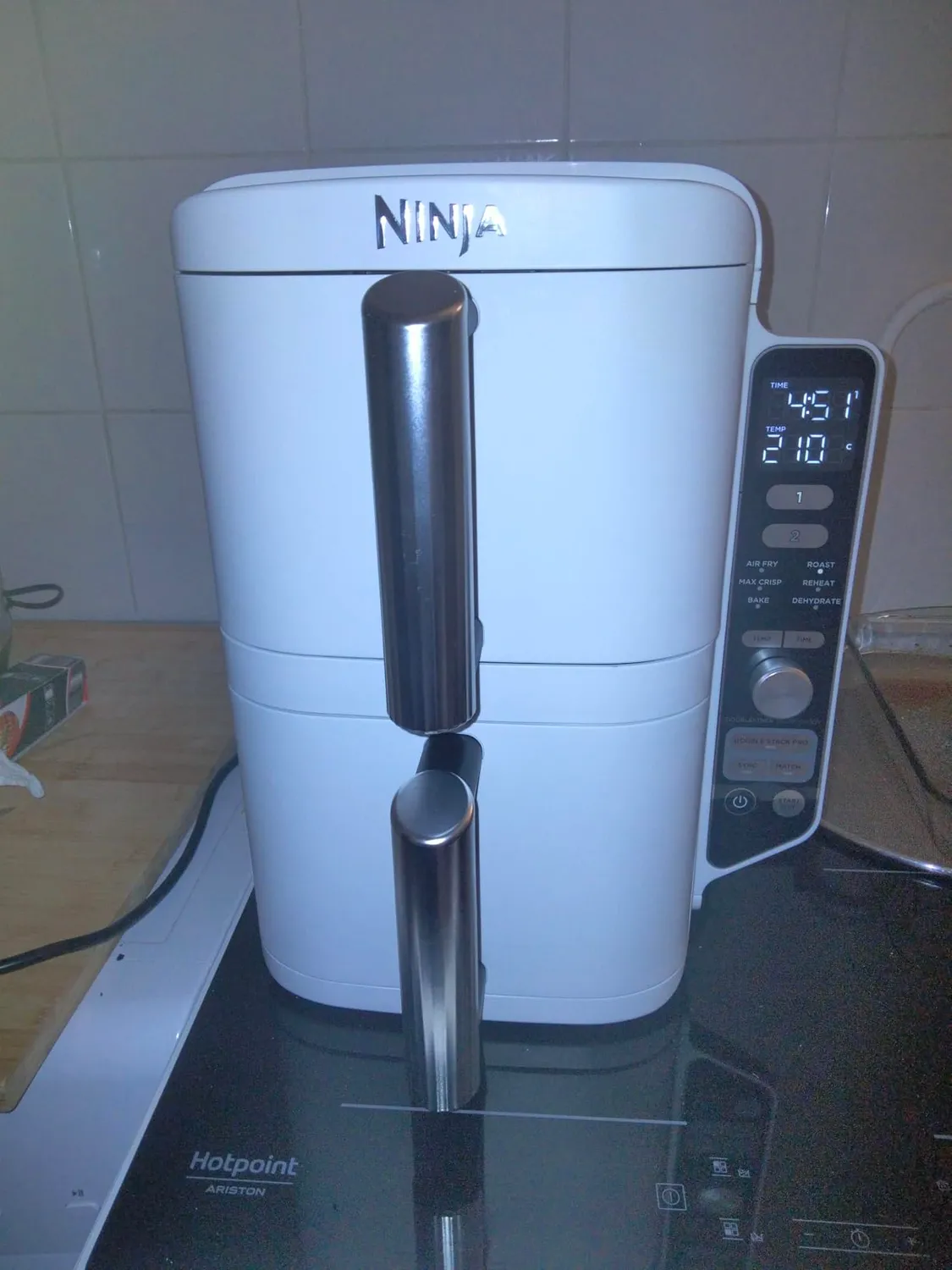 Ninja Double Stack XL SL400EUWH Heißluftfritteuse weiß 9,5 L