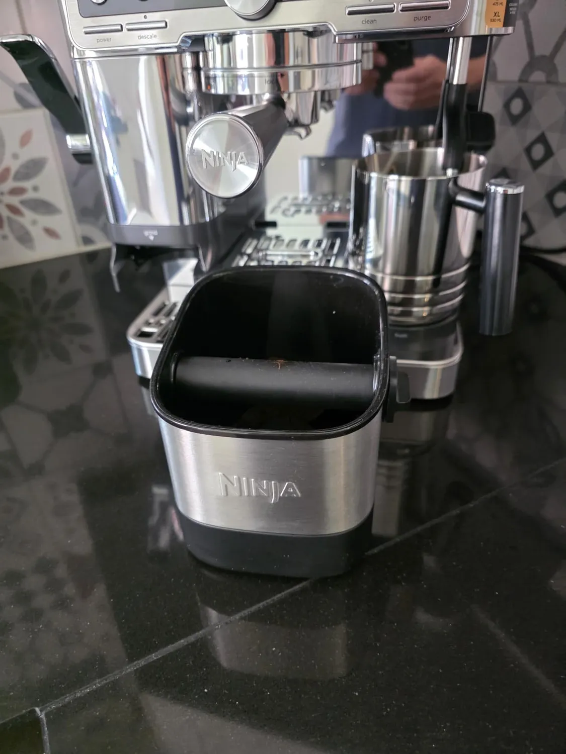 Ninja XSKKNCKBXEUK Klopfbox Edelstahl Espresso
