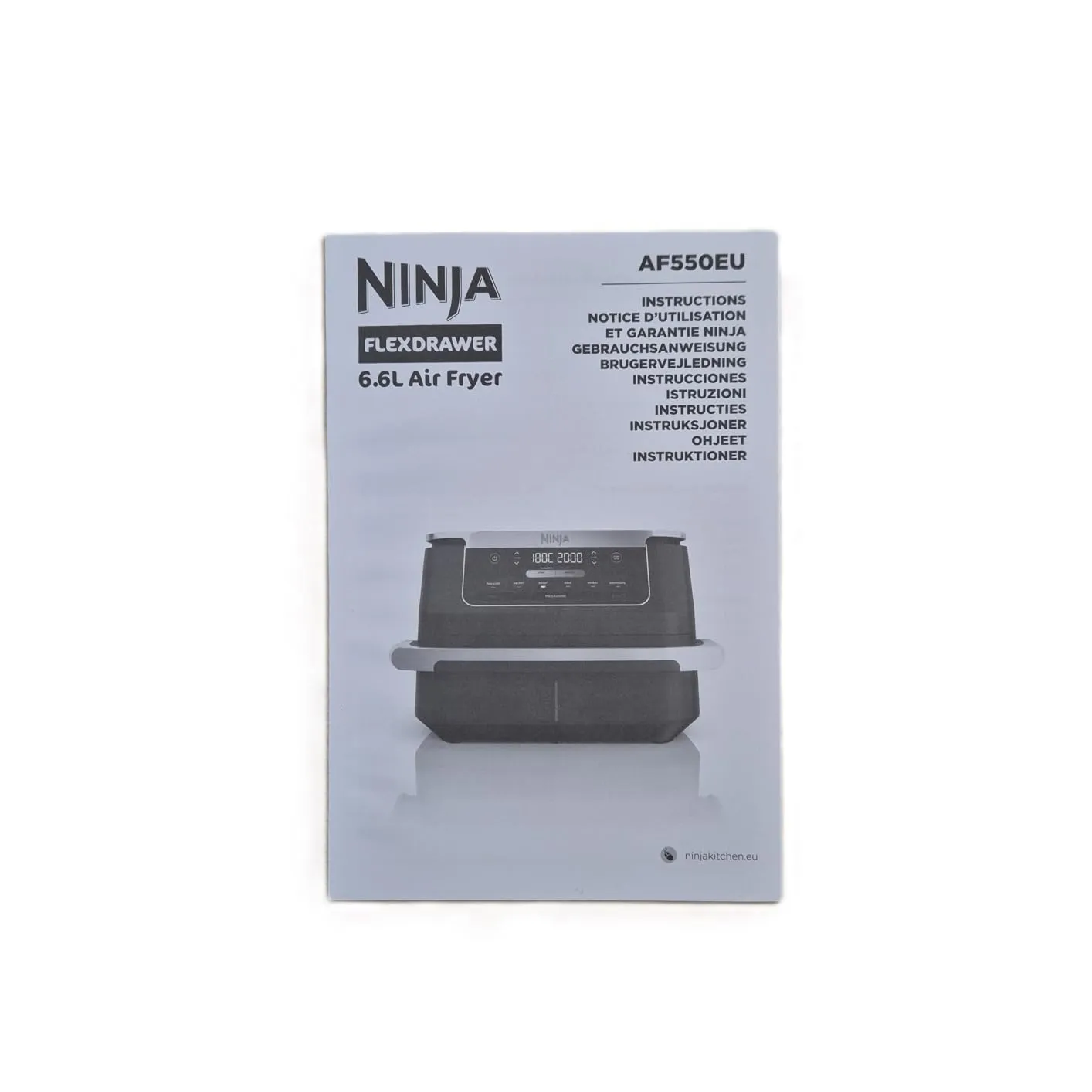 Ninja FlexDrawer Heißluftfritteuse 6,6 L schwarz 6-in-1 Dual