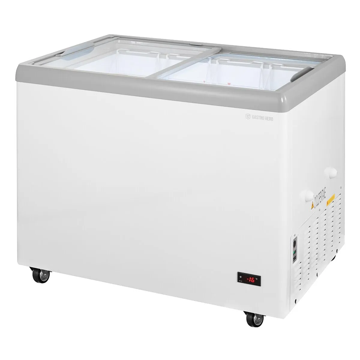 GastroHero ECTE284 Eiscreme-Gefriertruhe 284 L Weiß