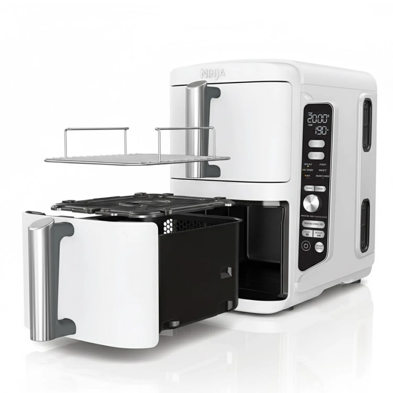 Ninja Double Stack XL SL400EUWH Heißluftfritteuse weiß 9,5 L
