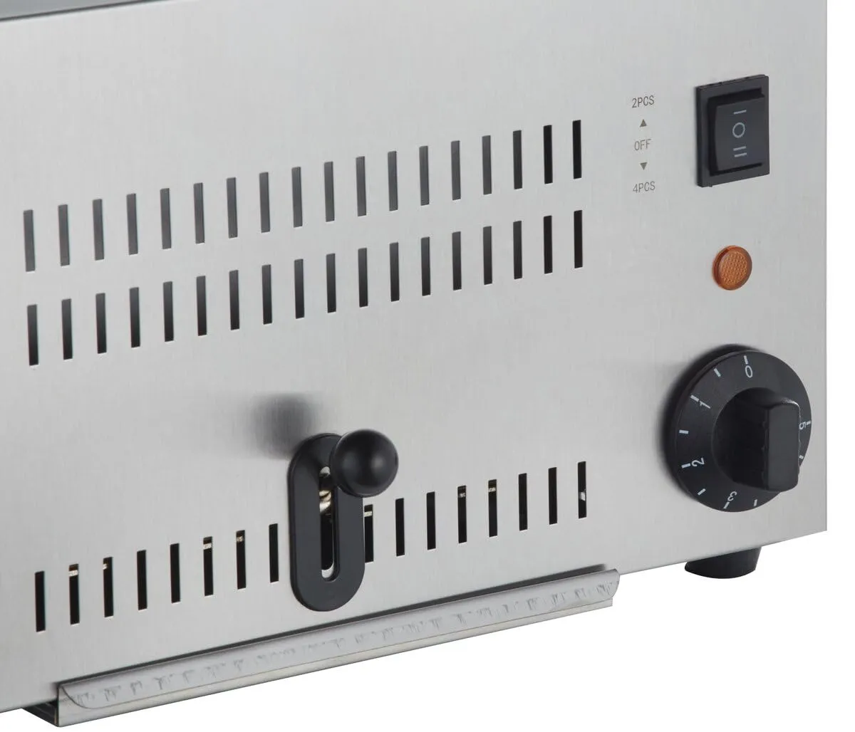 GastroHero Toaster Schlitztoaster 4 Schlitze Edelstahl 1,85 kW