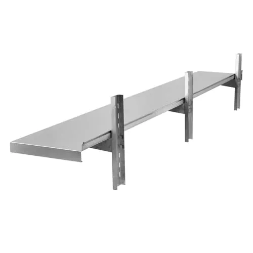 GastroHero WB-BASIC163 Wandbord Edelstahl 160x30cm