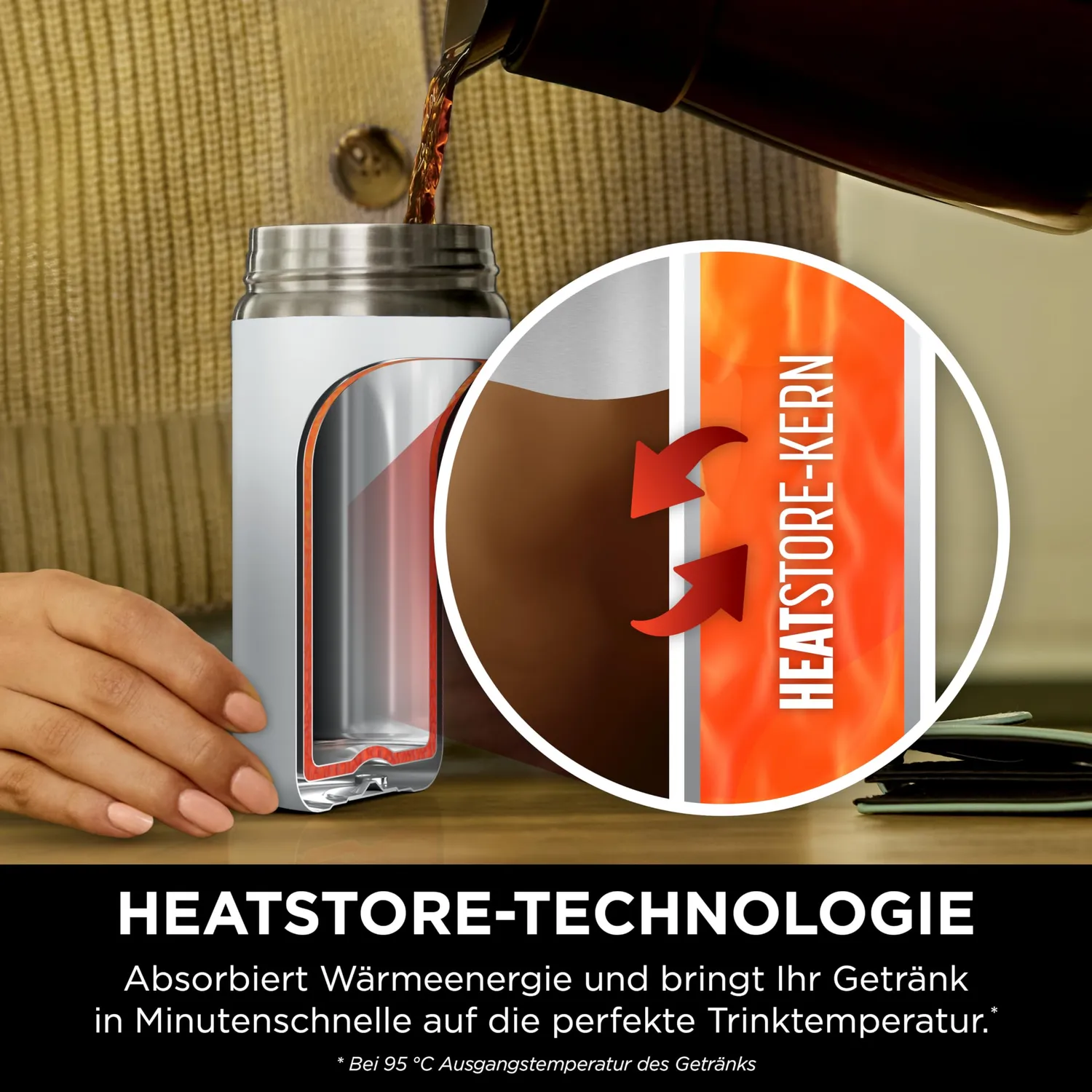 Ninja Sip Perfect DW1203EUUKWH Trinkflasche 300 ml Weiß trinkfertig