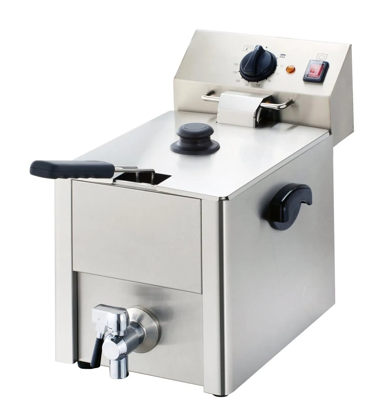 GastroHero EF-ECO10A Elektro-Fritteuse 10L Edelstahl