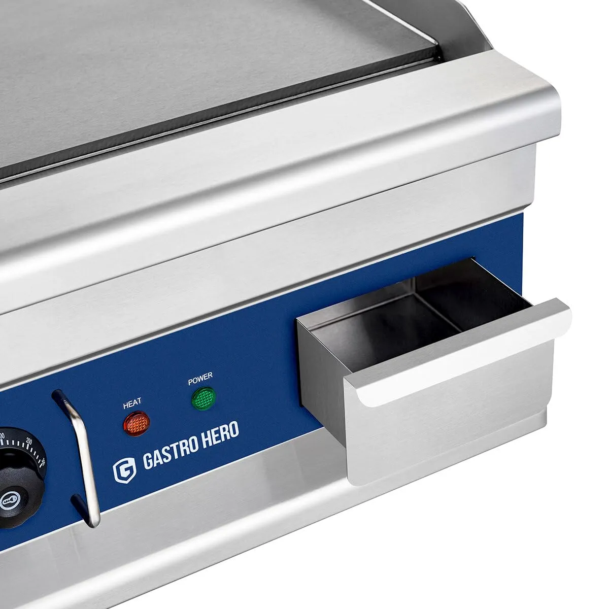 GastroHero GPE410F Grillplatte glatt 410x425 2,5 kW