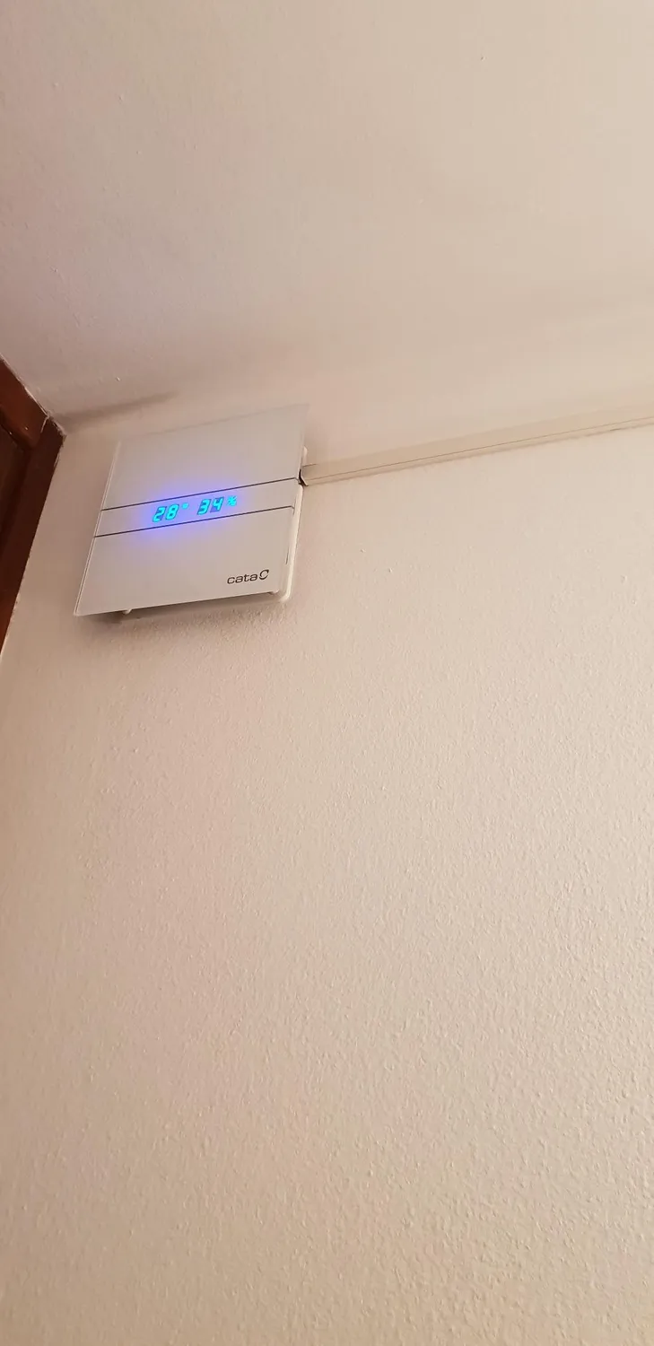 Cata E-100 GTH Abluftventilator Bad 15cm Glas