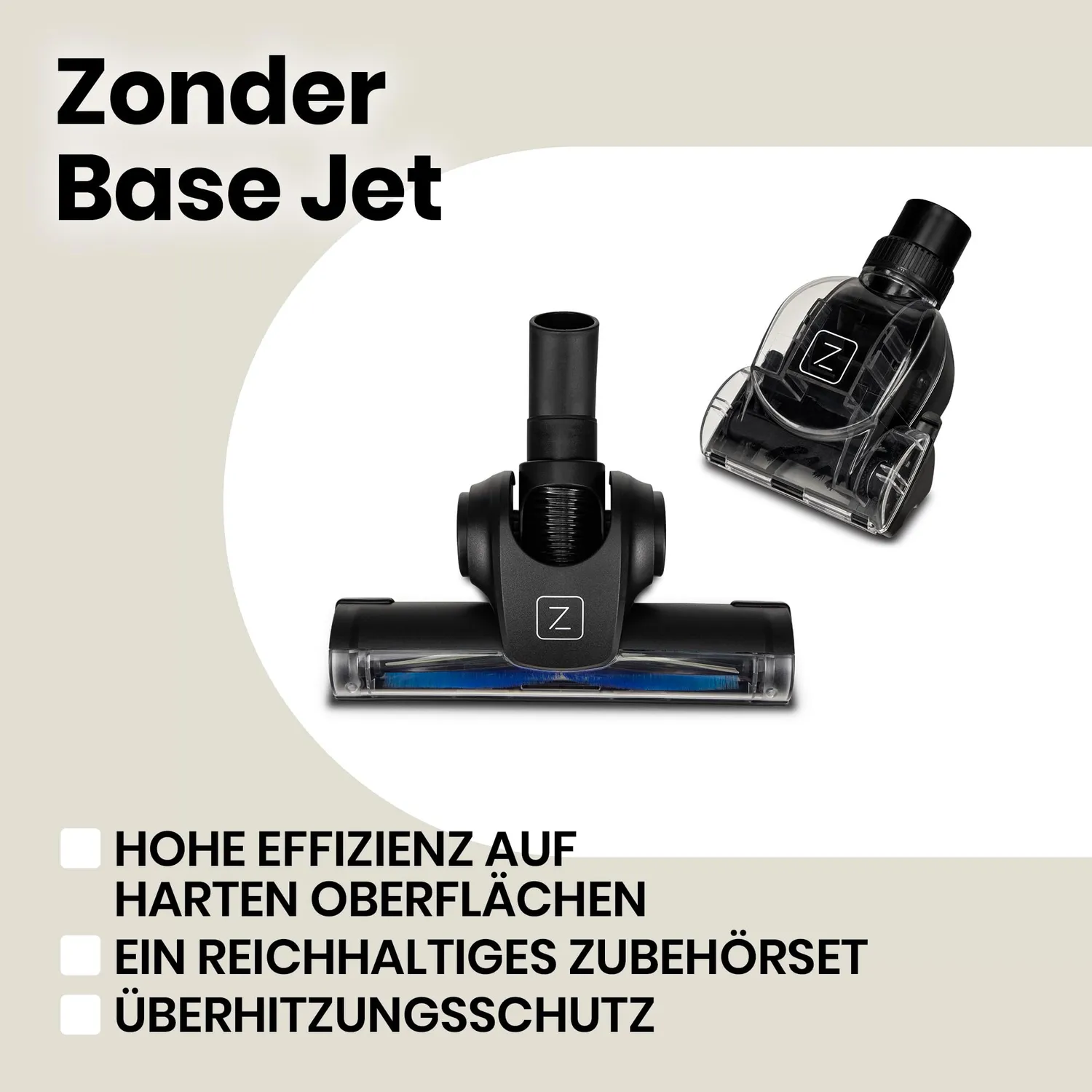 Zeegma Zonder Base Jet Staubsauger beutellos 2 Liter