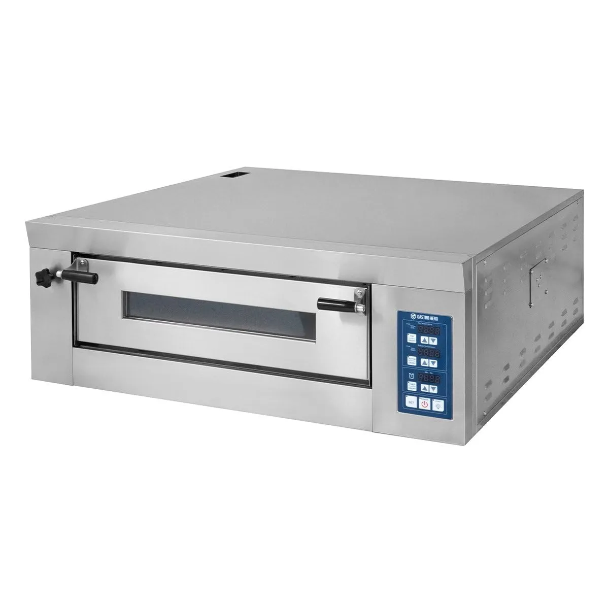 GastroHero ECO Pizzaofen 6x34cm 8,8kW Schamotte 450°C