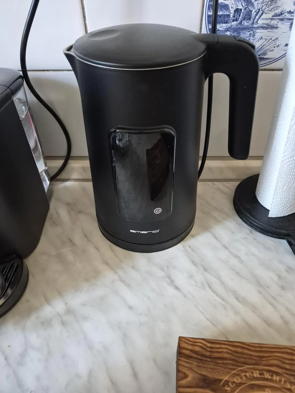Emerio WK-119255.5 Wasserkocher Glas 1,7L mit Temperaturwahl