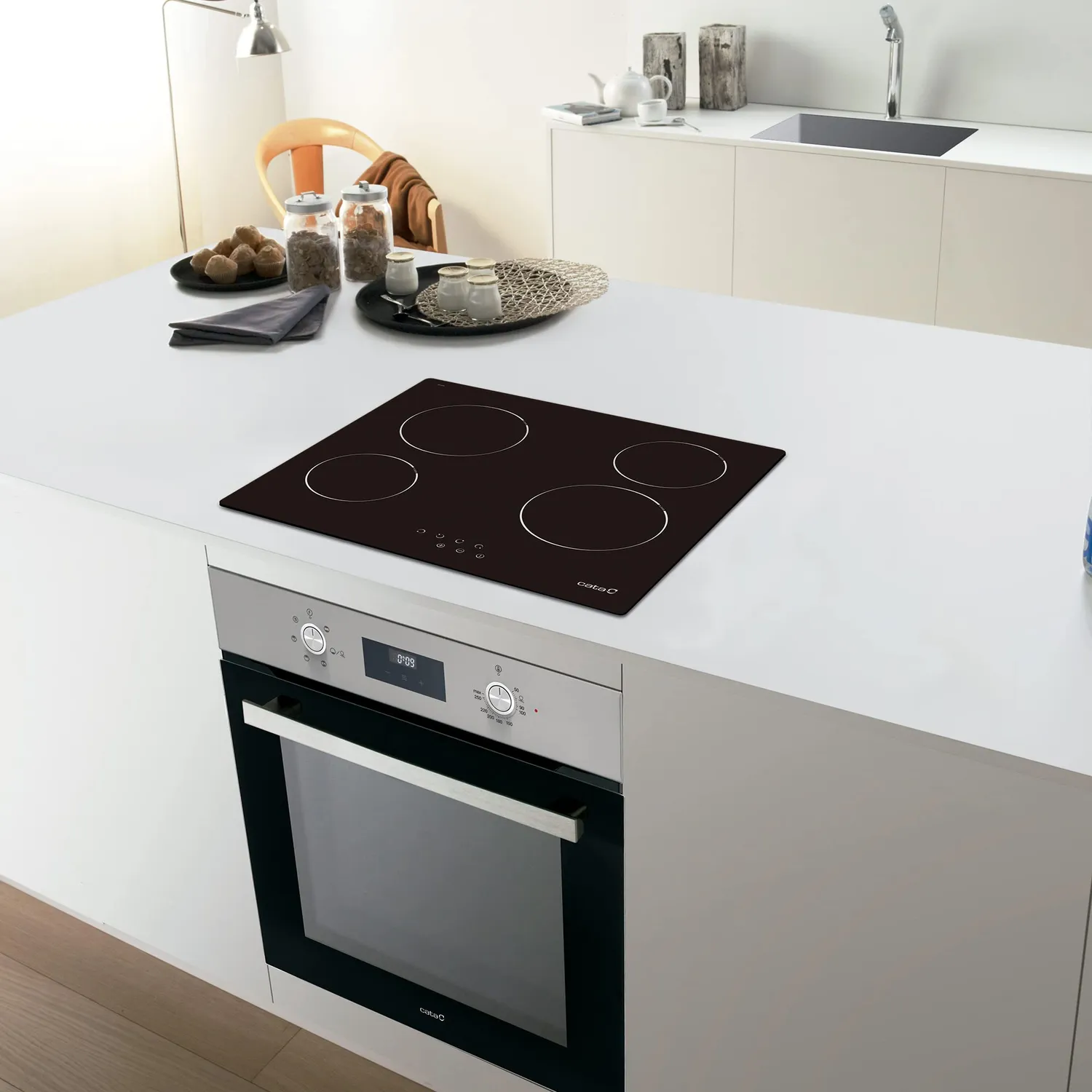 Cata TN 604 Cerankochfeld 60 cm 4 Zonen 6 kW Touch