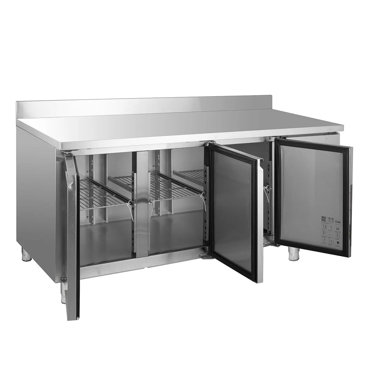 GastroHero GNH3200TN Kühltisch 3 Türen 294 Liter
