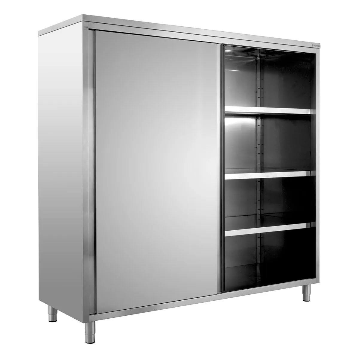 GastroHero Eco Geschirrschrank 200x70x200 Schiebetüren