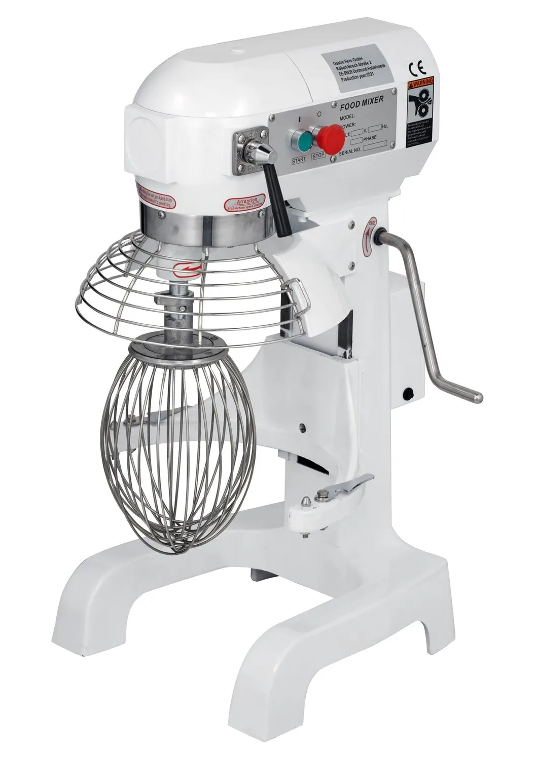 GastroHero YPL30 Planetenrührwerk 30L 0,95kW Edelstahl
