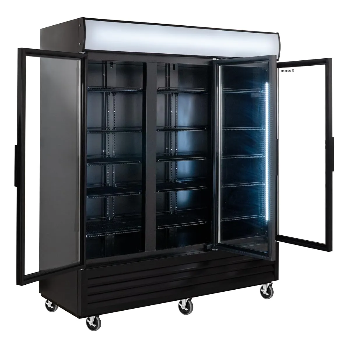 GastroHero ECO 1500 Getränkekühlschrank 1582 L Schwarz