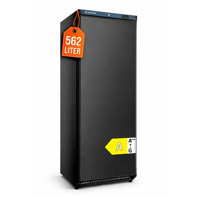 GastroHero ECO LKSE600BA Bierkastenkühlschrank 562 L schwarz