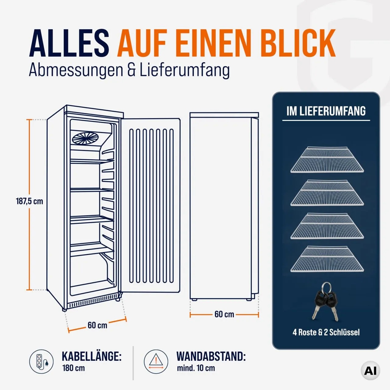 GastroHero LTSE400 Lagertiefkühlschrank 336 L weiß -23°C