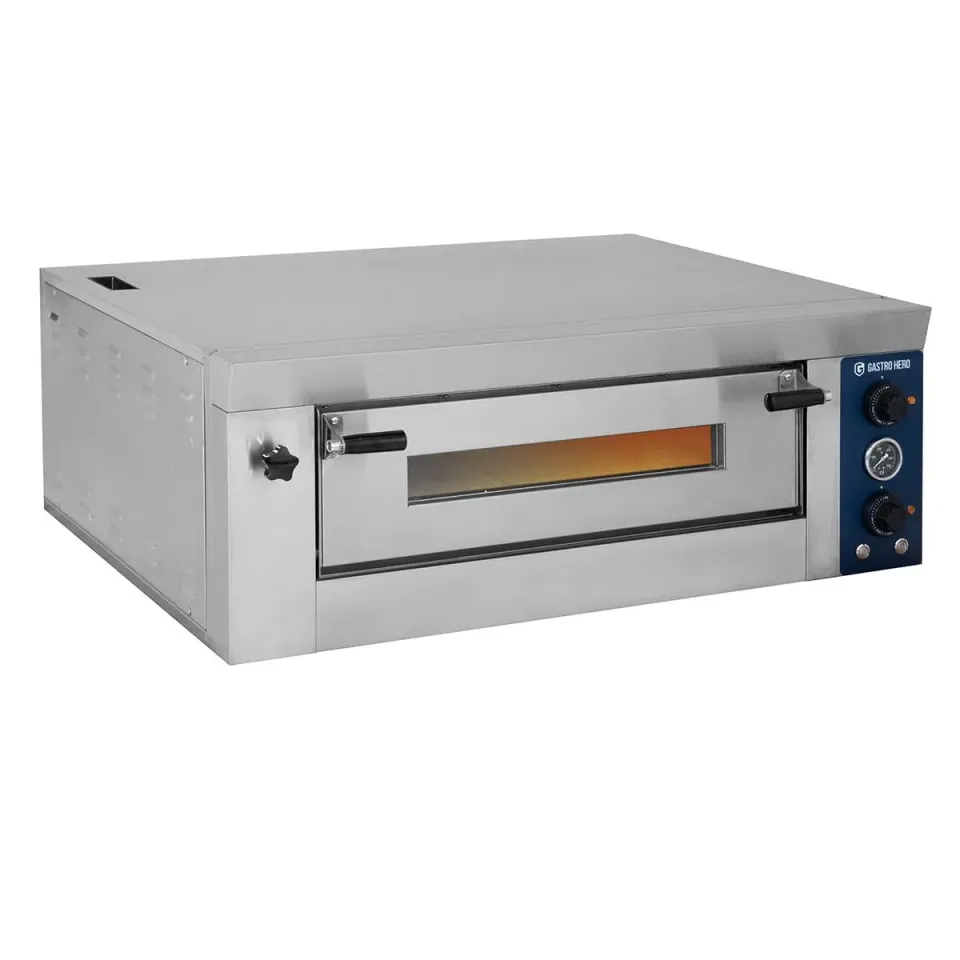 GastroHero ECO Pizzaofen 6x34 cm 8,8 kW 450°C