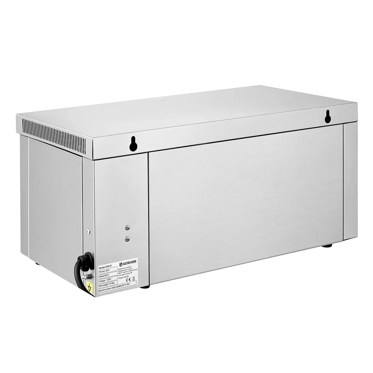 GastroHero SM-61 Salamander Elektro Edelstahl