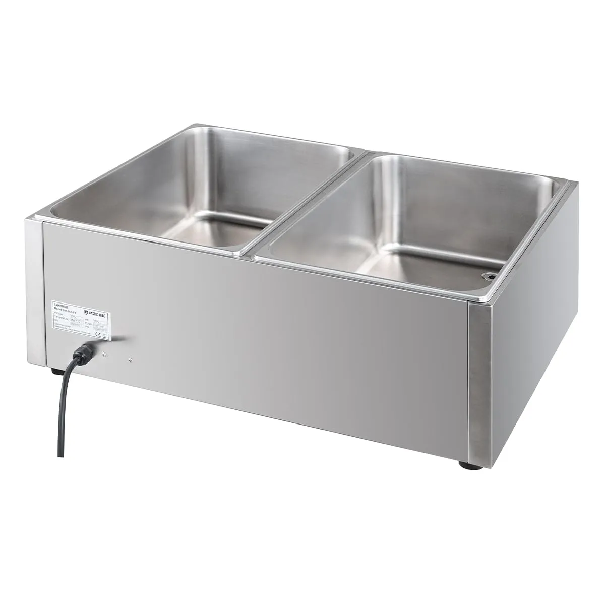 GastroHero ECO Bain-Marie 2/1 Speisenwärmer