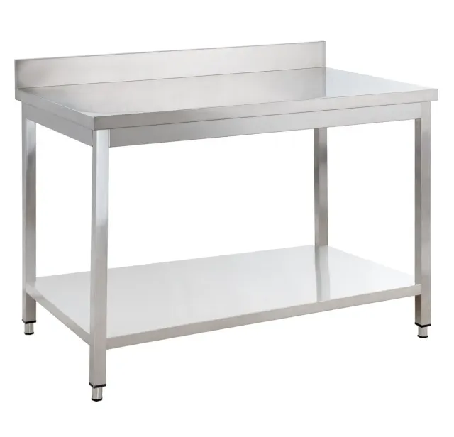 GastroHero YATS106A Arbeitstisch 100x60 Edelstahl