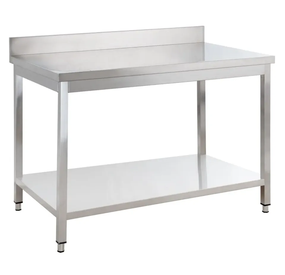 GastroHero YATS106A Arbeitstisch 100x60 Edelstahl