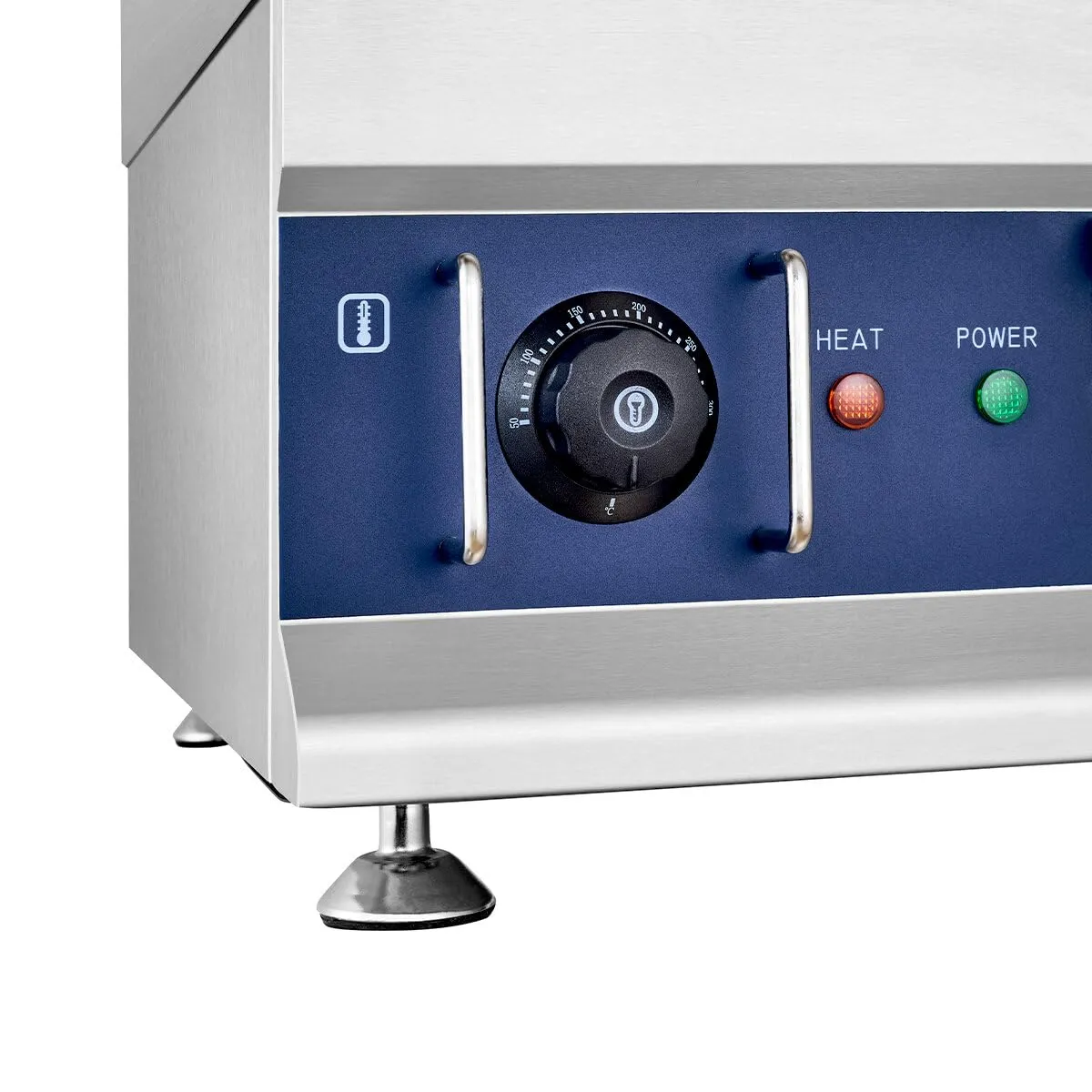 GastroHero GPE1000F Grillplatte Elektro glatt 6kW 100cm