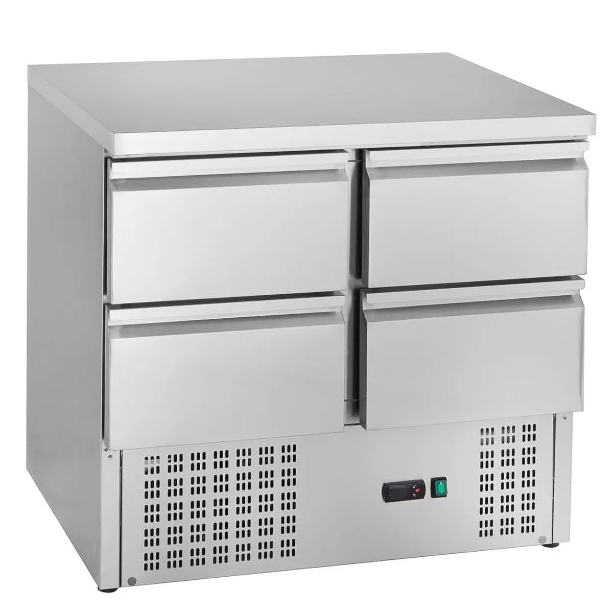 GastroHero SH901-4D Kühltisch 220 L 4 Schubladen GN 1/1