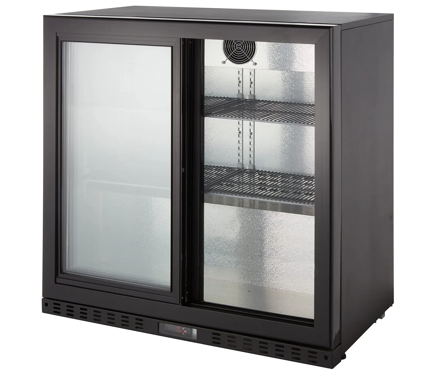GastroHero ECO 208 Barkühlschrank 218 L schwarz