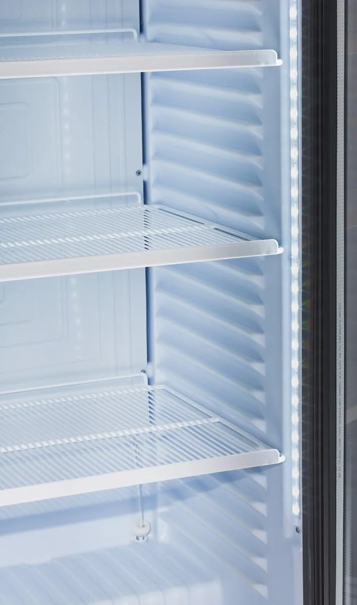 GastroHero Profi 382 Getränkekühlschrank 382 L Schwarz