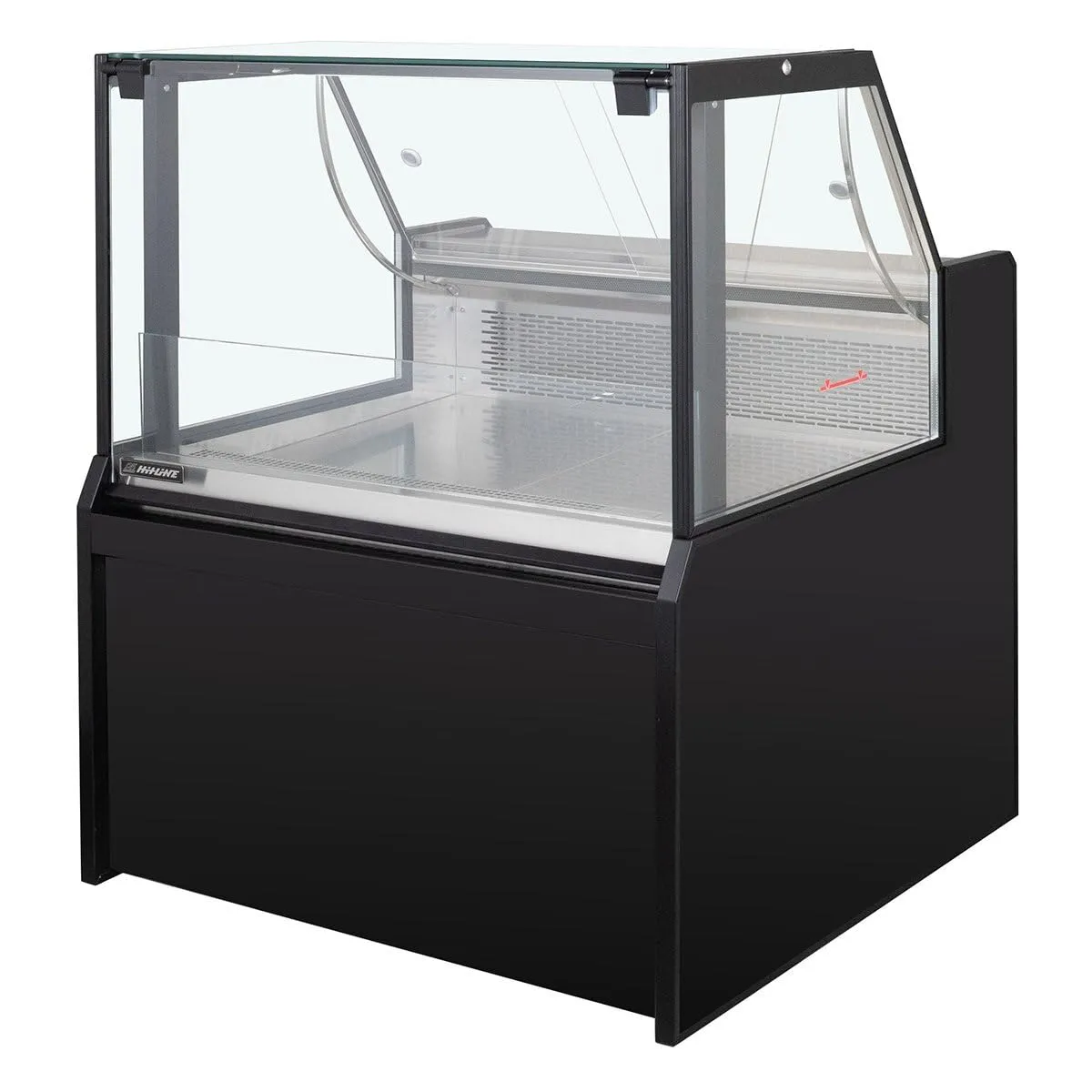 GastroHero TITAN Kühltheke 997 mm schwarz LED gekühlter Unterbau