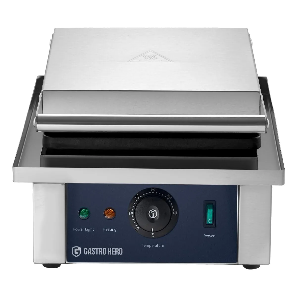 GastroHero FY-4 Waffeleisen belgisch 2 Waffeln Edelstahl