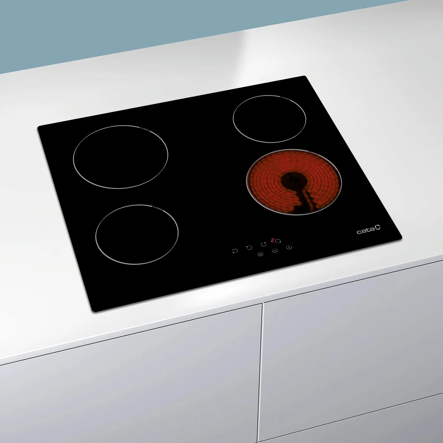 Cata TN 604 Cerankochfeld 60 cm 4 Zonen 6 kW Touch